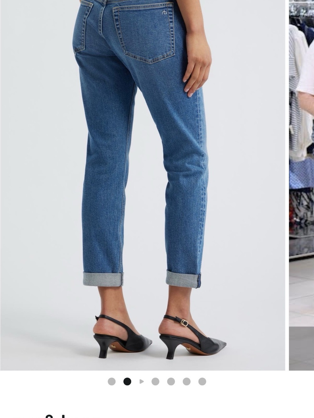 Rag & Bone Dre Low-Rise Slim Boyfriend Jeans - Size 24